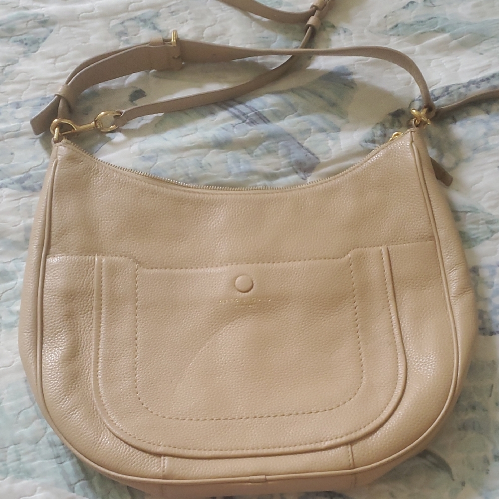 Marc Jacobs Beige Leather Shoulder Bag